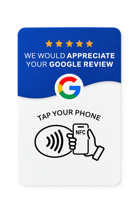 NFC Google Review Cards — Direct From the Factory