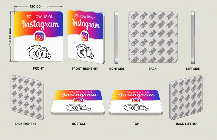 NFC INSTAGRAM FOLLOW CARDS — DIRECT FROM THE FACTORY
