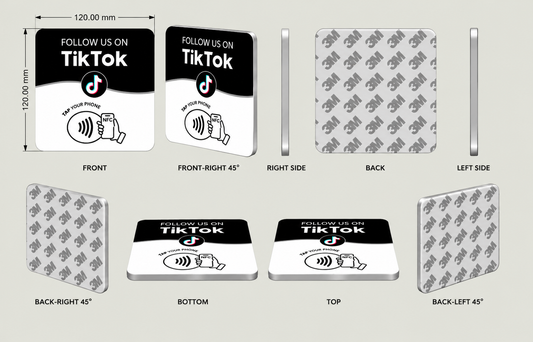 NFC TIKTOK FOLLOW CARDS — DIRECT FROM THE FACTORY